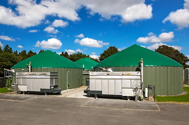 Biogasanlage auf Gut Hülsenberg